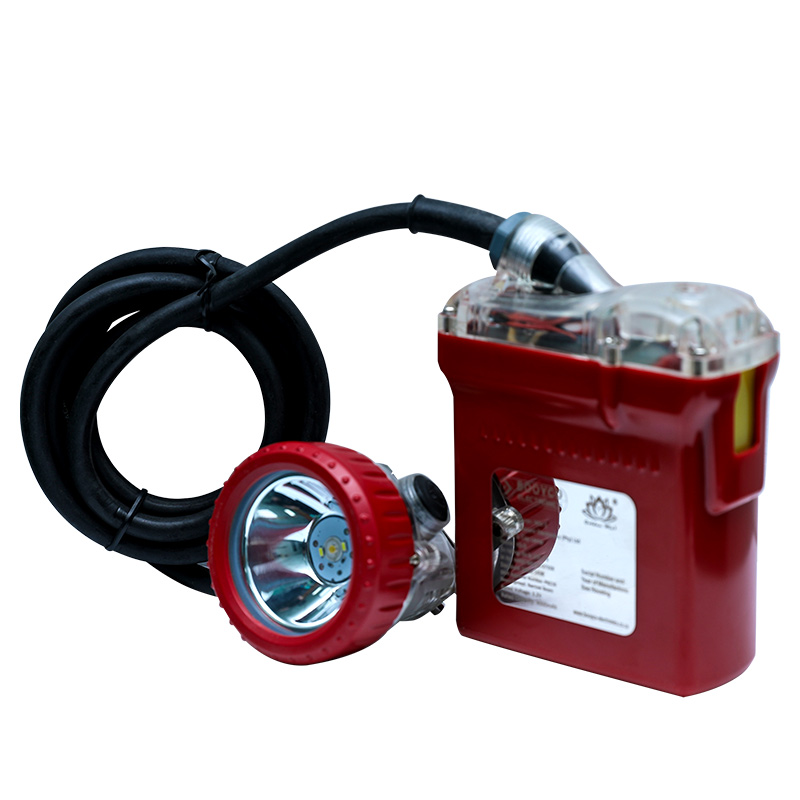 K5-D rudarska kapa lampa Kestenjaste boje